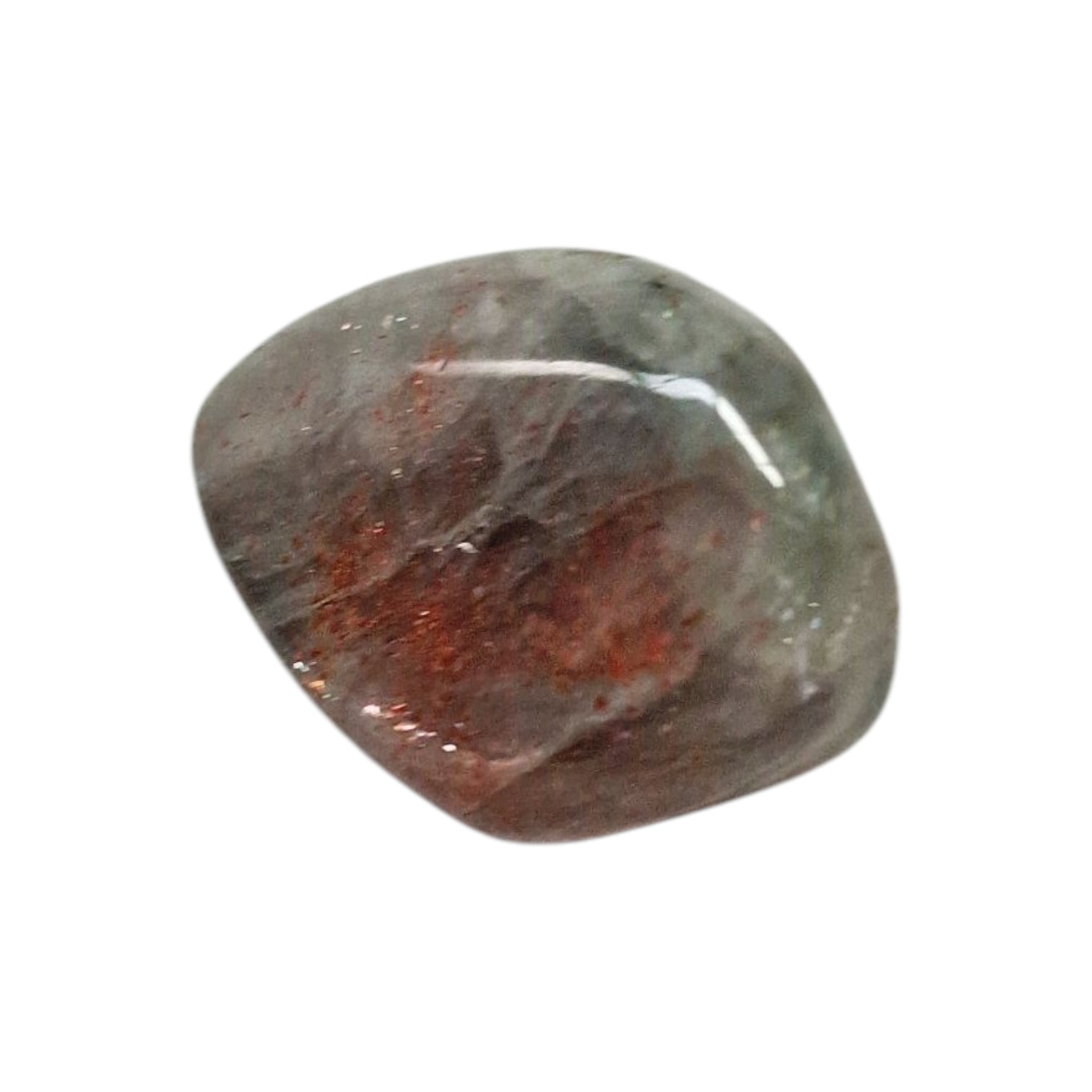 GeoFossils Peristerite Rare Tumble Stone, a soft glowing feldspar for intuition, emotional calm, and spiritual clarity.