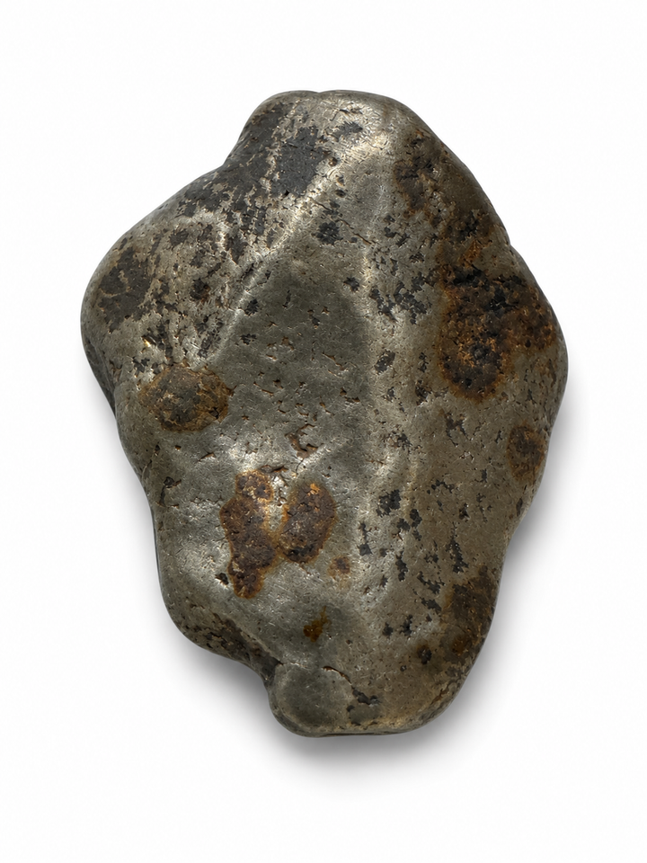 Exact polished Mundrabilla meteorite displaying its natural nickel-iron composition and polished surface.