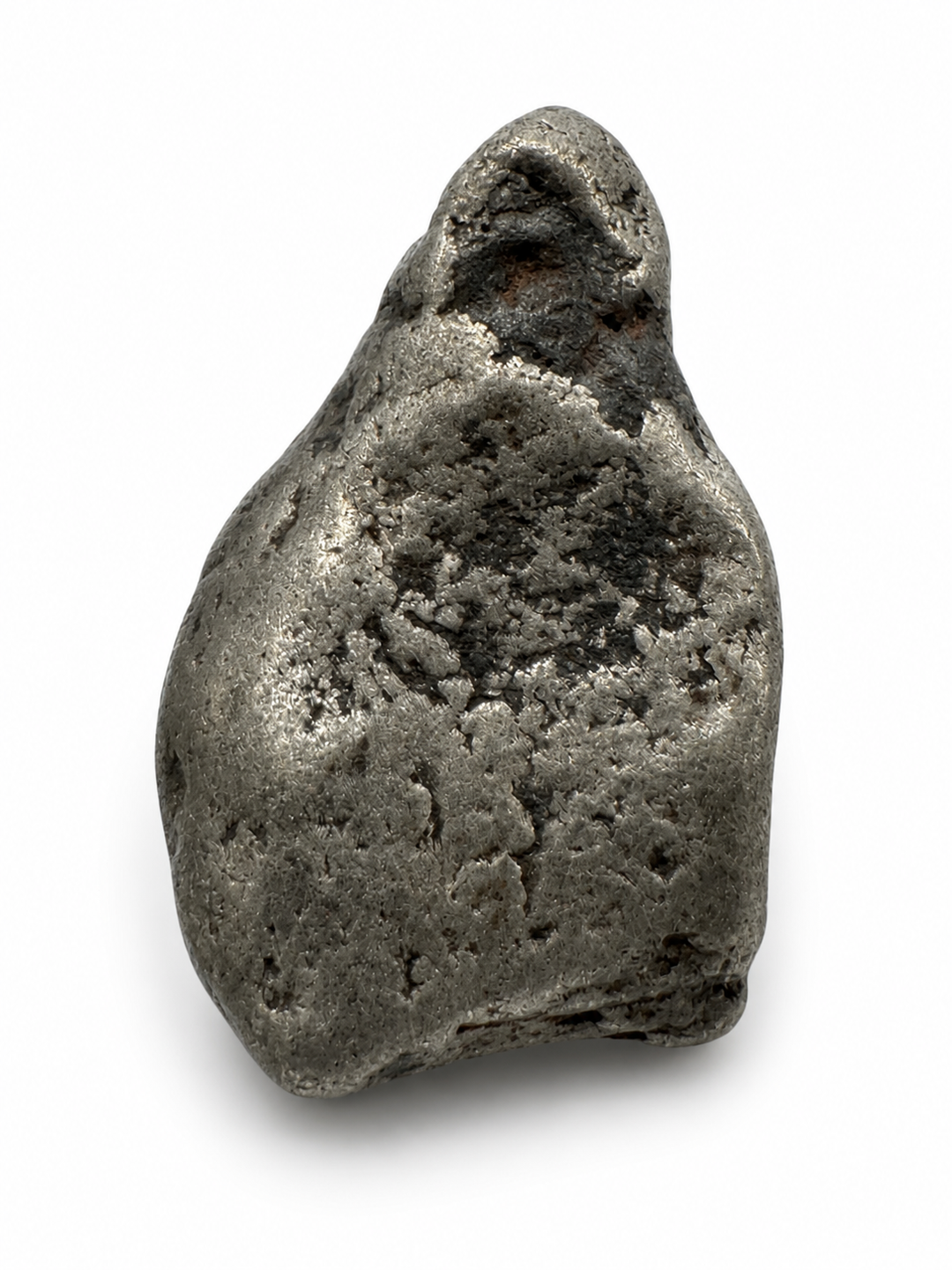 Exact Mundrabilla Iron Meteorite specimen from Western Australia showing its polished geological texture.