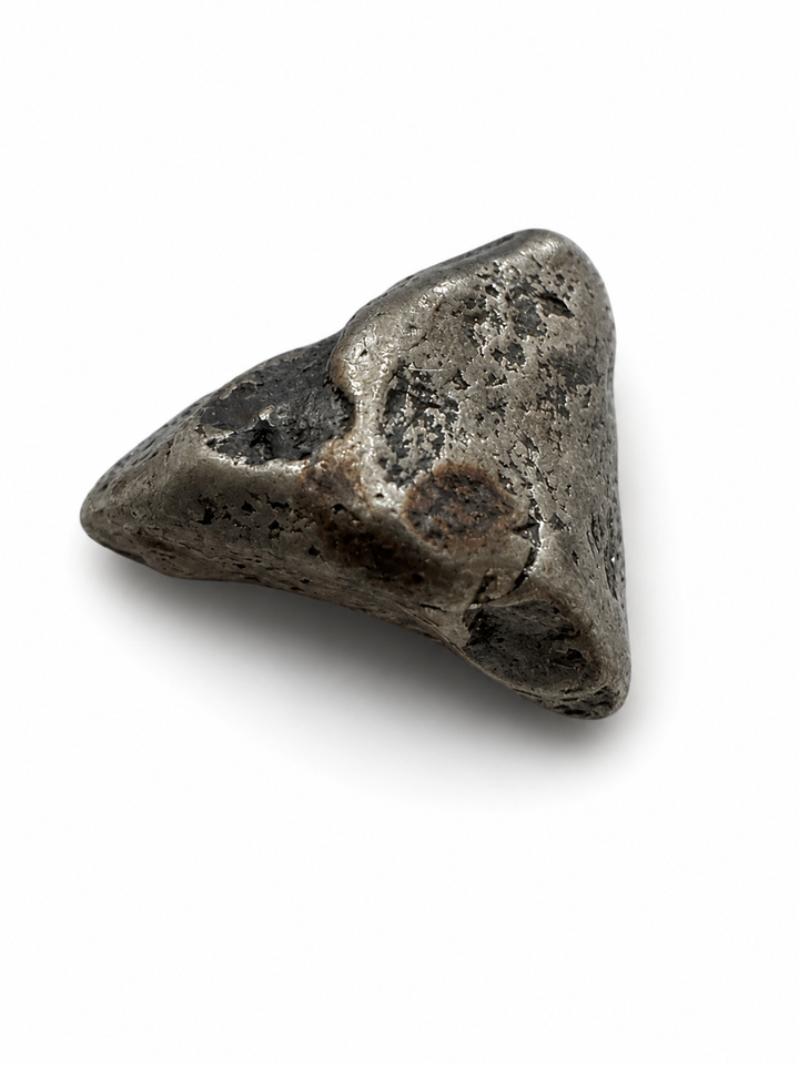 Rotating video of the exact polished Mundrabilla Iron Meteorite specimen, showcasing its polished surface, natural nickel-iron composition and geological characteristics from multiple viewing angles.