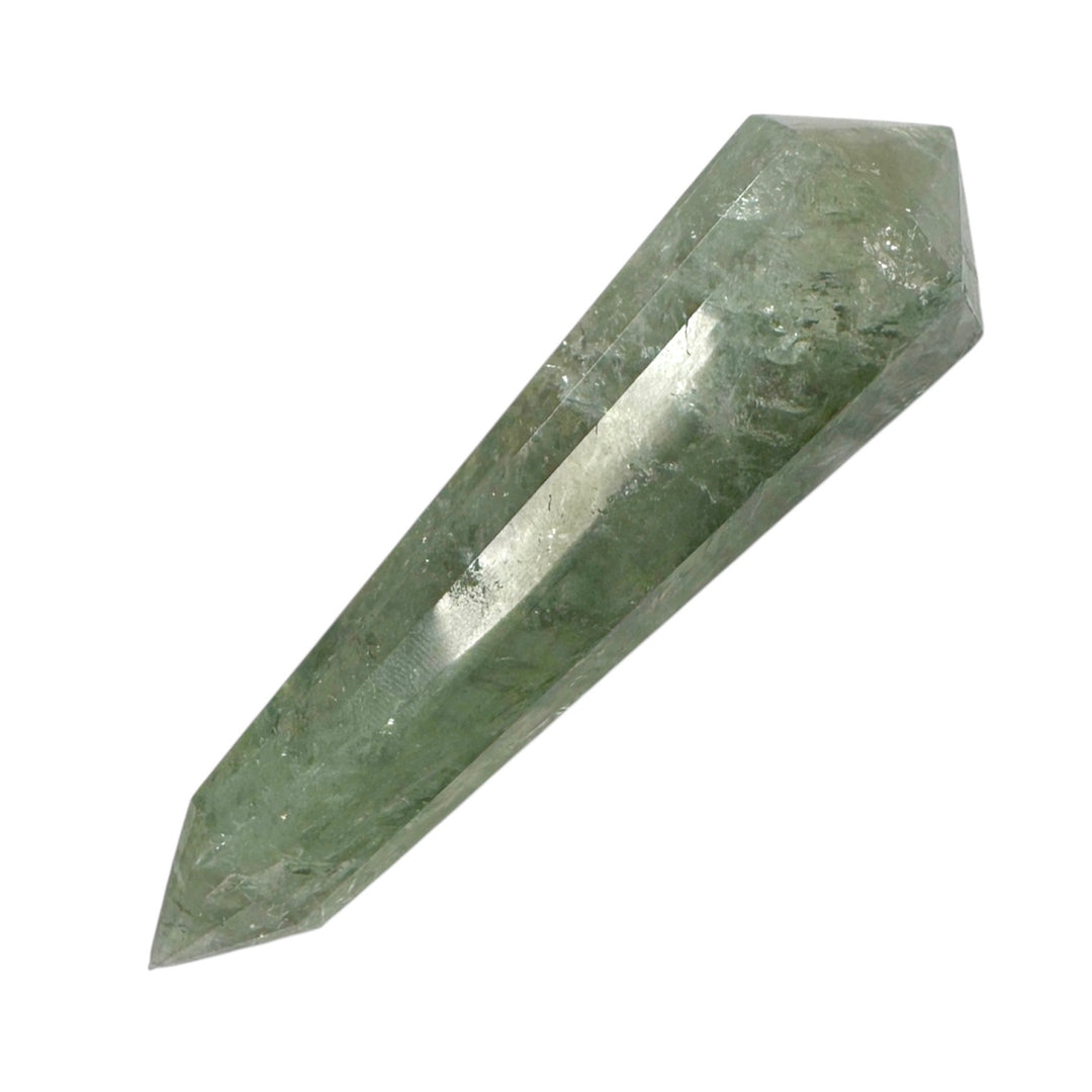 Praisolite Double Terminated Wand – 8cm Crystal for Spiritual Growth & Heart Healing