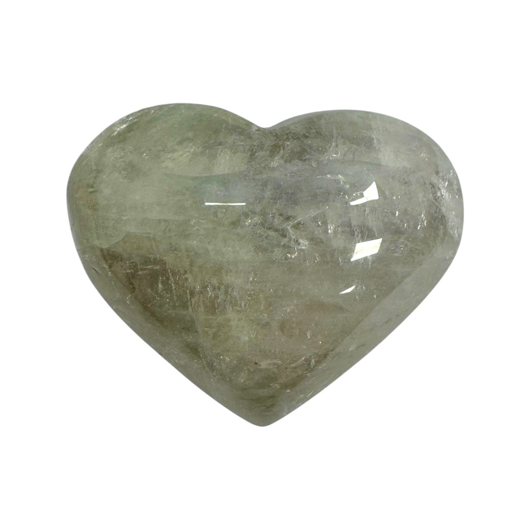 Praisolite Heart 55mm – Crystal for Spiritual Growth & Heart Healing