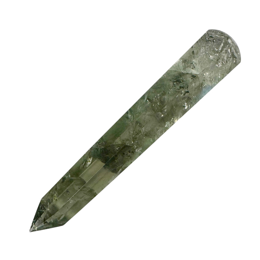 Praisolite Wand – Natural Crystal for Spiritual Growth & Heart Healing