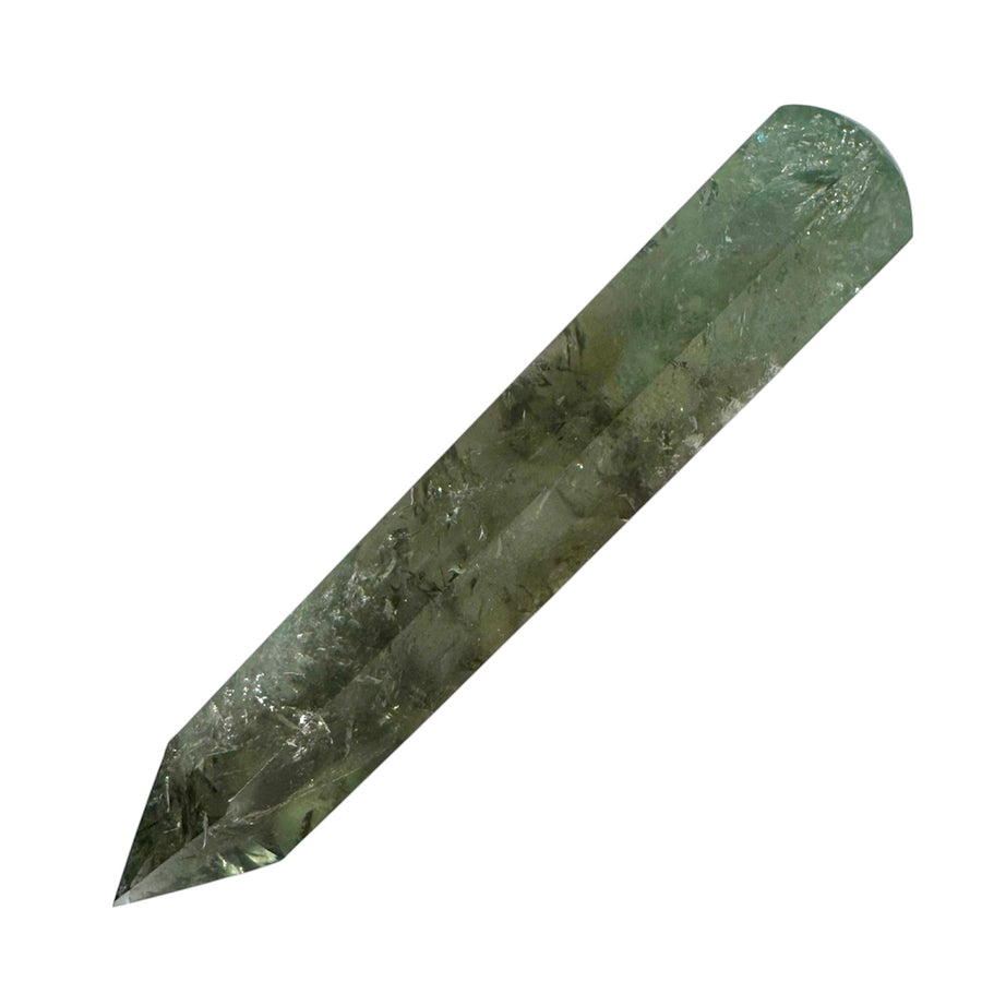 Praisolite Wand – Natural Crystal for Spiritual Growth & Heart Healing