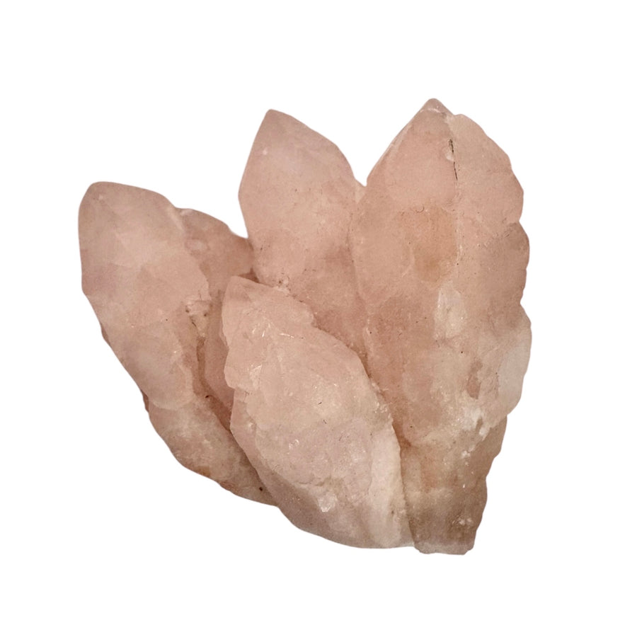 GeoFossils Rose Quartz Cluster 40g (Peru) – exact pink quartz cluster shown, natural gemstone for love, compassion, and healing. Sourced in Peru, prepared in the UK.