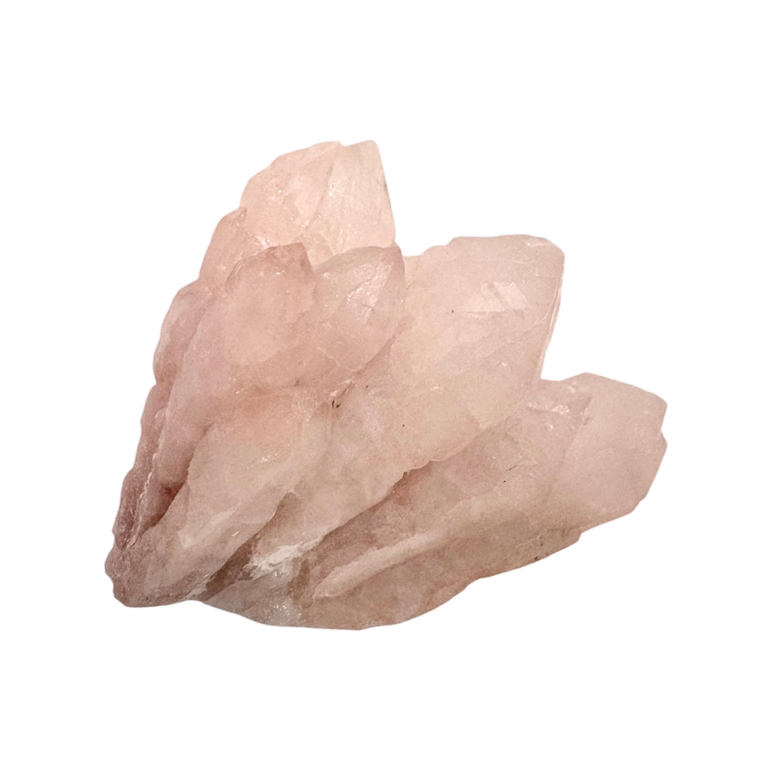 GeoFossils Rose Quartz Cluster 40g (Peru) – exact pink quartz cluster shown, natural gemstone for love, compassion, and healing. Sourced in Peru, prepared in the UK