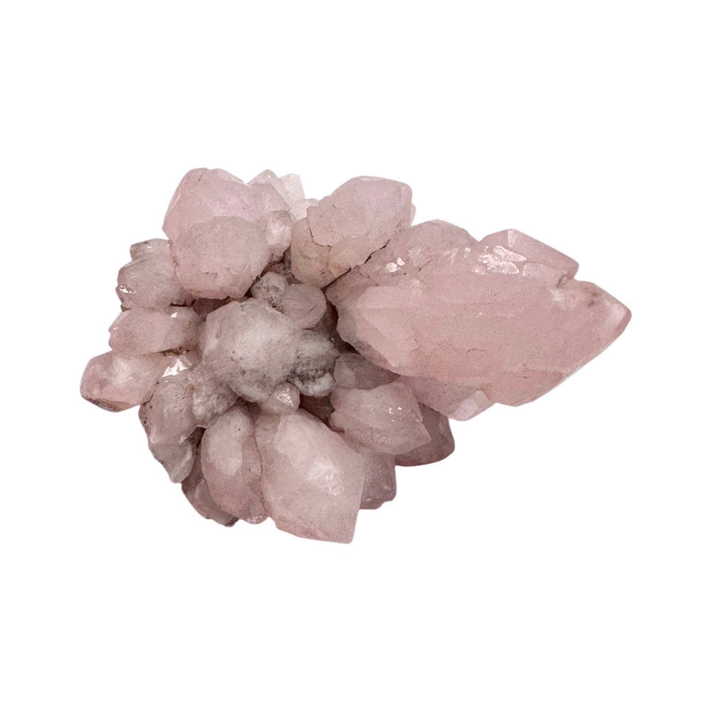 GeoFossils Rose Quartz Cluster 55g (Peru) – exact pink quartz crystal cluster shown, for love, compassion, and emotional healing. Natural gemstone prepared in the UK.