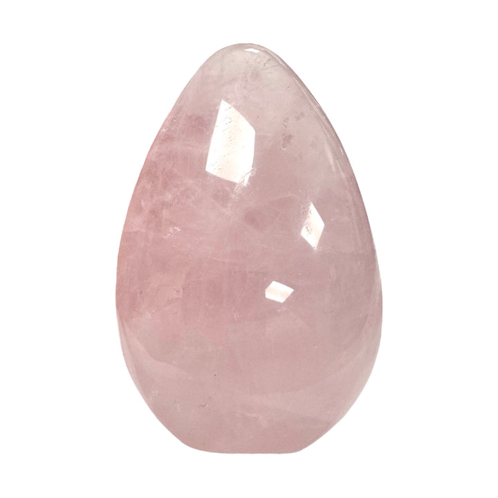 GeoFossils Rose Quartz Freeform 95mm – Madagascan pink quartz crystal freeform for love, compassion, and emotional healing, hand-polished gemstone made in the UK.