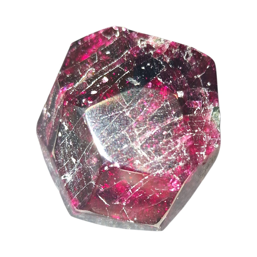 GeoFossils Polished Rhodolite – Raspberry Garnet Crystal for Heart Healing, Confidence and Emotional Strength