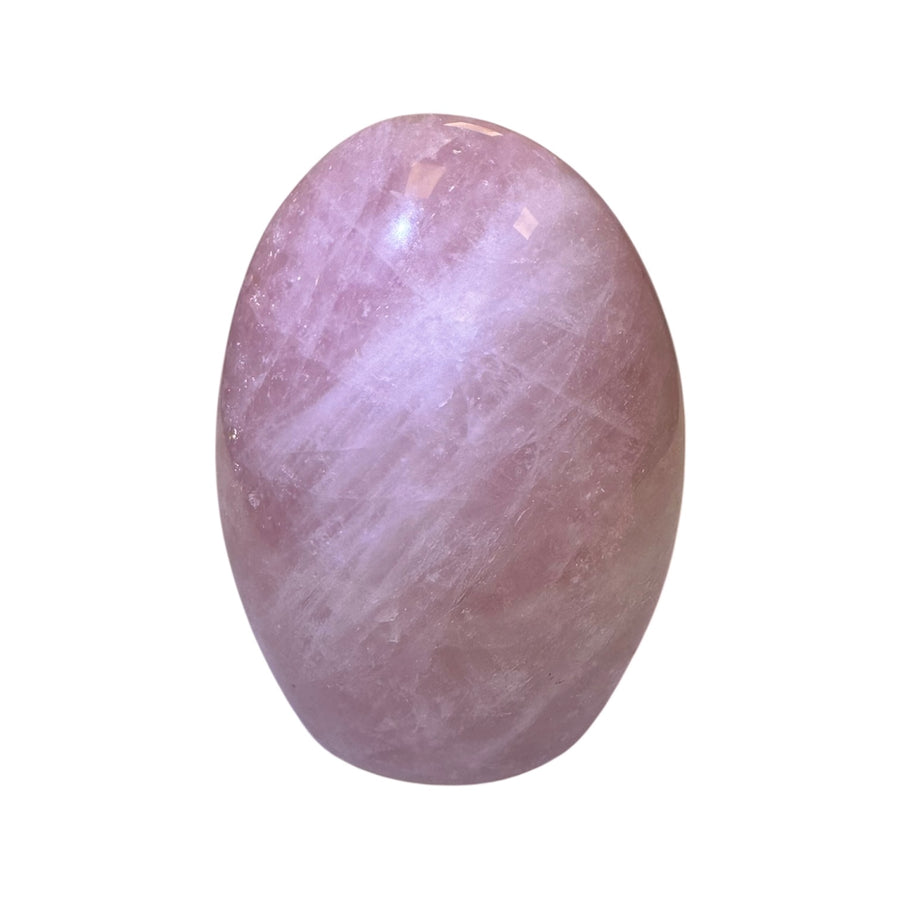 GeoFossils Rose Quartz Freeform 12cm – Madagascan pink quartz crystal for love, compassion, and emotional healing, polished decorative freeform made in the UK.