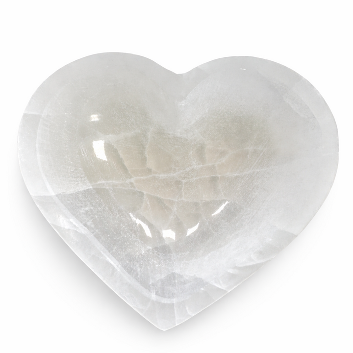 Selenite Heart Bowl