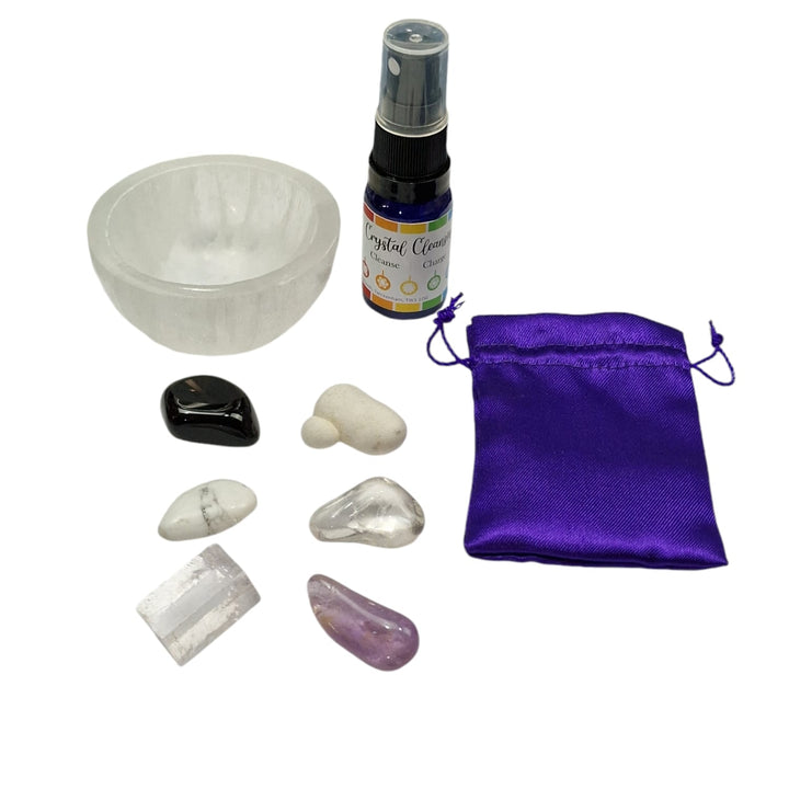 Sleep & Serenity Crystal Healing Set: Restful Nights & Peaceful Dreams