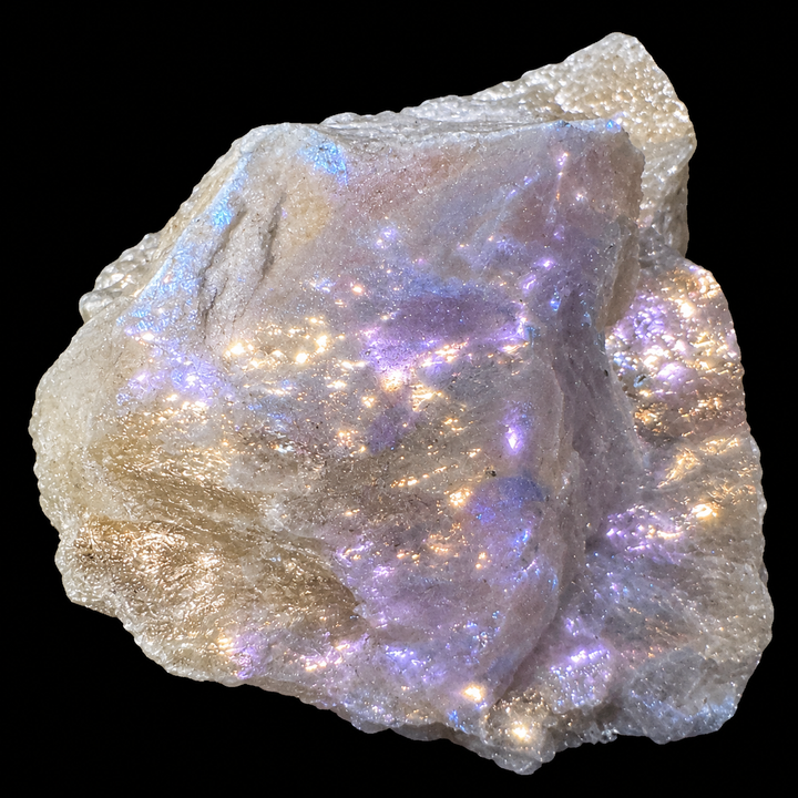 GeoFossils Sphalerite Specimen 176 displaying white to yellow fluorescence under Long Wave (LW) UV at 365 nm
