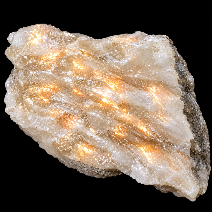 GeoFossils Sphalerite Specimen 180 displaying white to yellow fluorescence under Long Wave (LW) UV at 365 nm