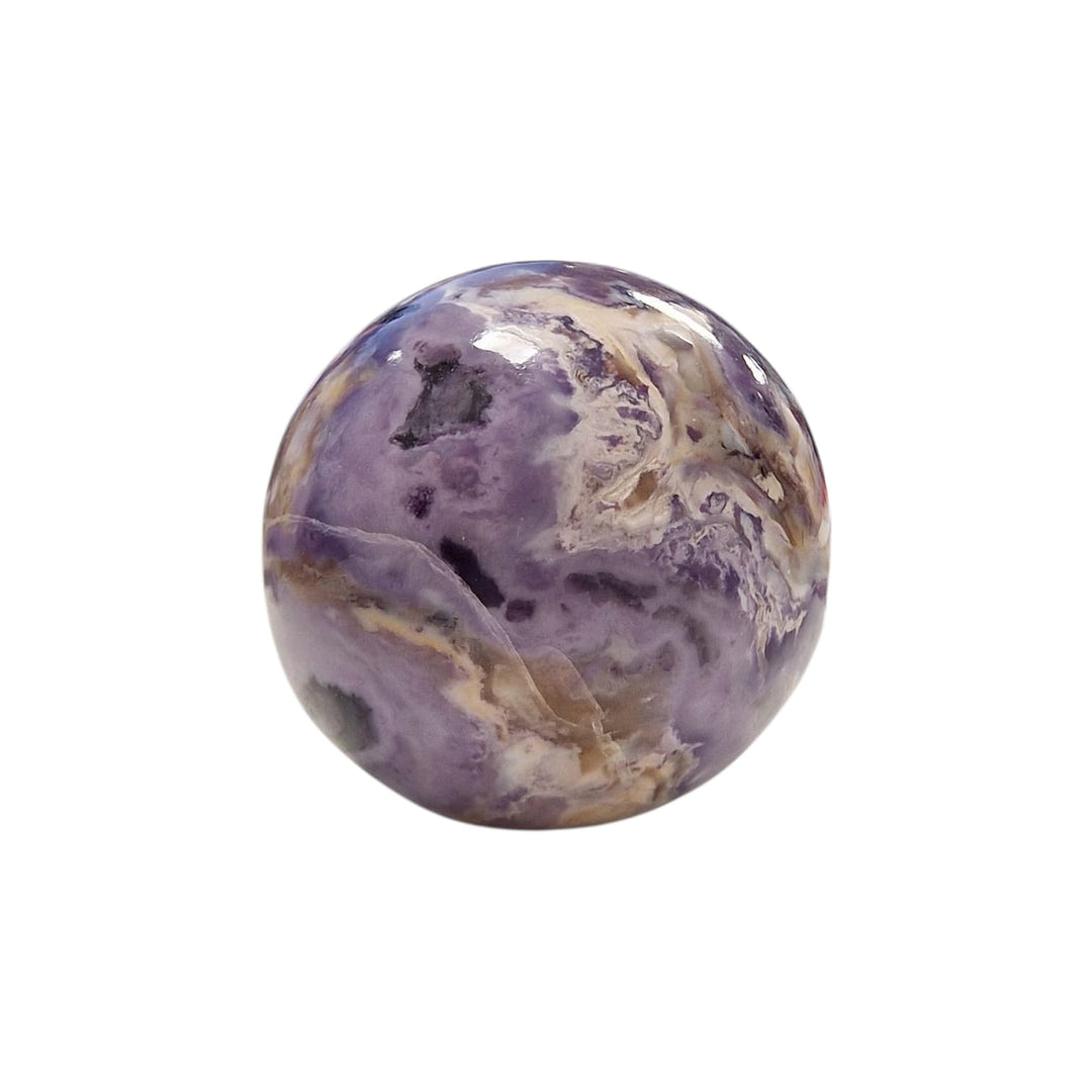Tiffany Stone Sphere 24mm – Opalised Fluorite for Spiritual Clarity