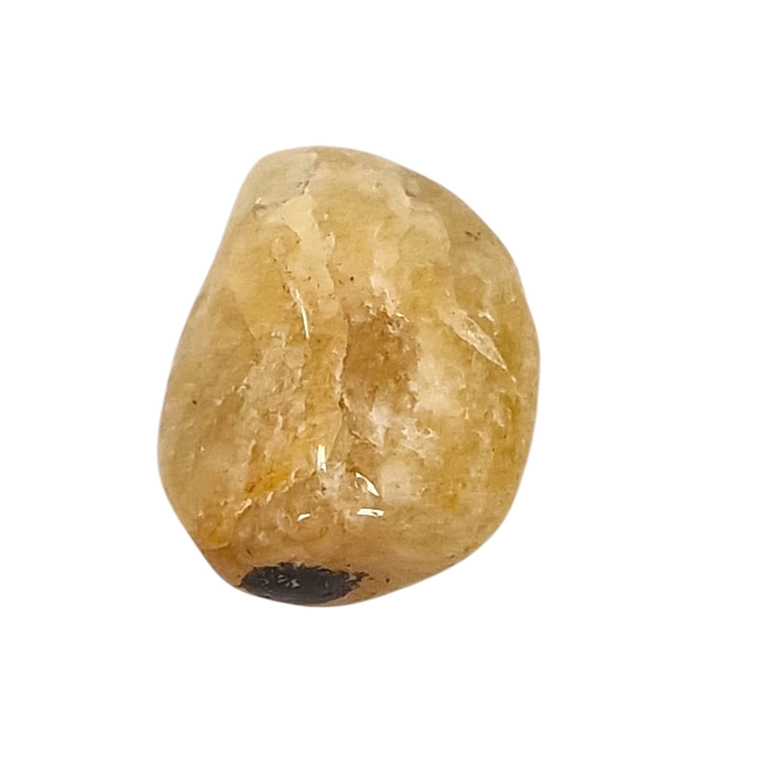 GeoFossils Golden Beryl (Heliodor) Tumble Stone, a radiant yellow crystal for clarity, confidence, and empowered manifestation.