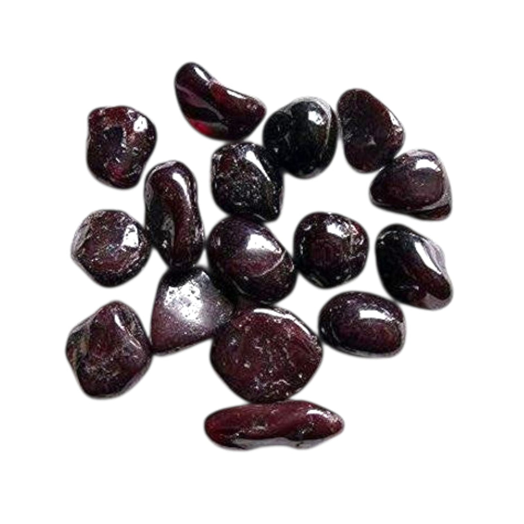 GeoFossils Rhodolite Tumble Stone – Polished Deep Raspberry Crystal for Emotional Healing, Creativity and Heart Chakra Balance