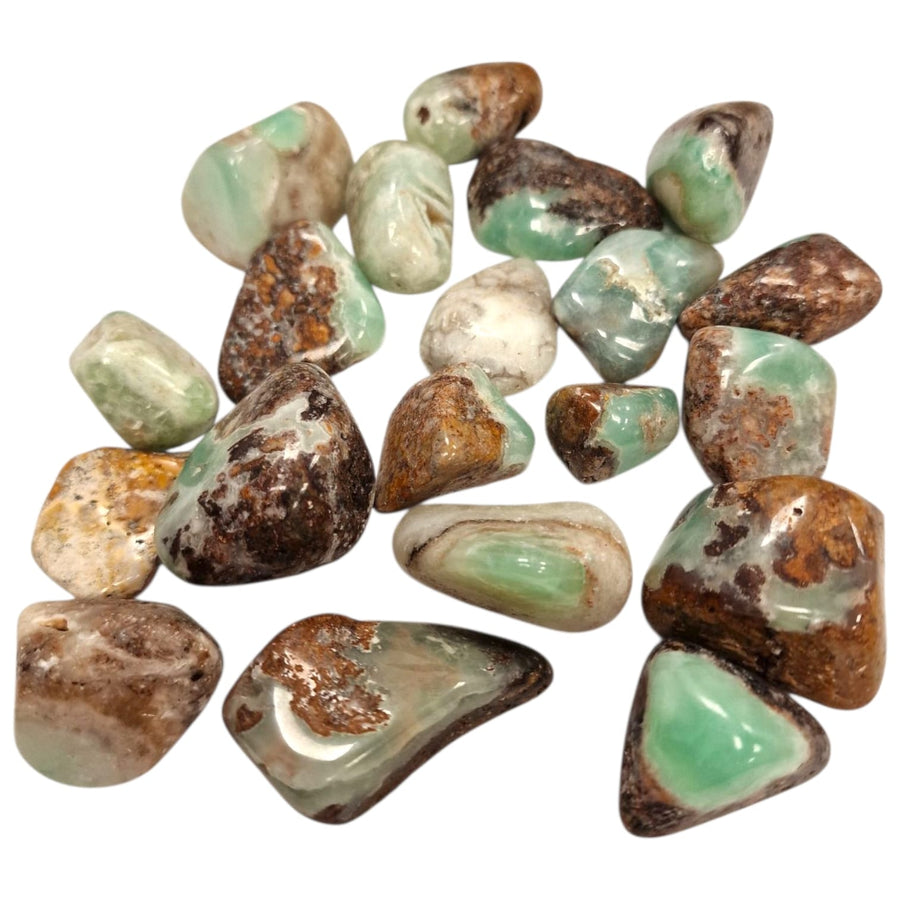Smithsonite Tumble Stone – Crystal of Soothing Transformation and Emotional Resilience – polished tumble stone for crystal healing and meditation