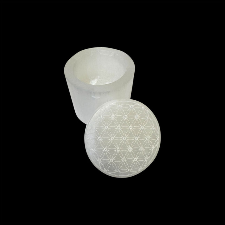 Due to natural craftsmanship, each Selenite Box may vary slightly in colour, size, and carving details, ensuring a unique and personalised treasure.