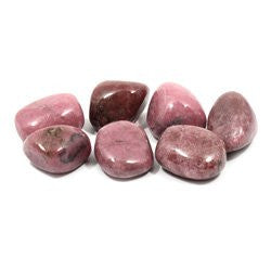 Rhodonite Tumble Stone (25-30mm) 5 Pack