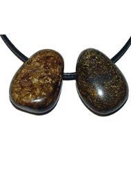 Bronzite Polished Drilled Healing Crystal Tumble Stone