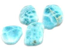 Larimar (Pectolite) Large Tumble Stone