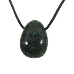 Galaxyite Drilled Tumble Stone (Micro Labradorite)