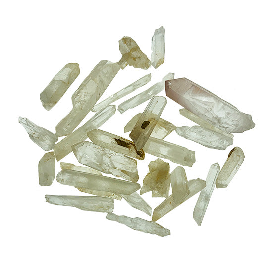 GeoFossils points, clear, inclusions of other minerals, 