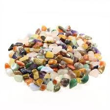 Mixed Gem Chip Tumble Stones 5-10mm