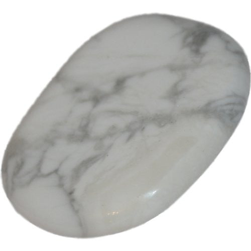 Howlite Palm Stone