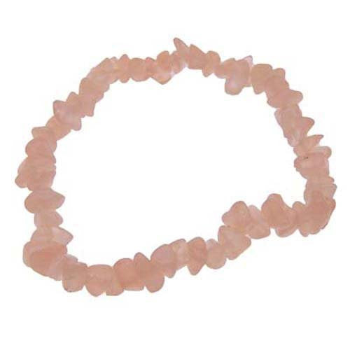 Rose Quartz Chip Bracelet