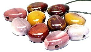 Mookaite Drilled Tumble Stone