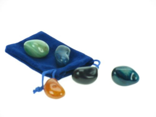 Healing Gemstone assorted 5 piece with pouch GOS1260