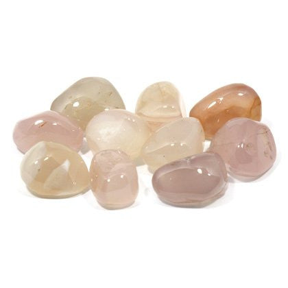 Pink Chalcedony Tumble Stone (20-25mm) Single Stone