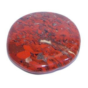 Red Jasper Natural Polished Palm Stone