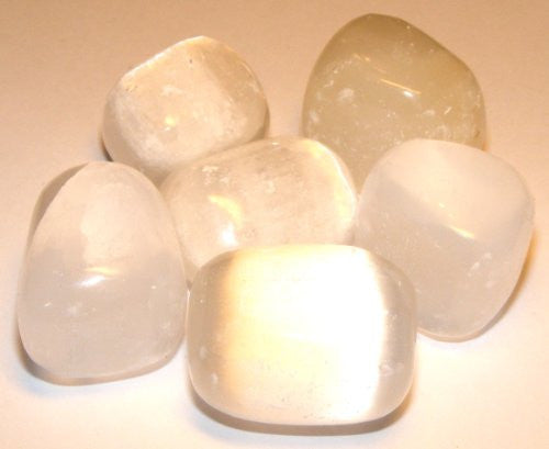 Selenite Polished Healing Crystal Tumble stone
