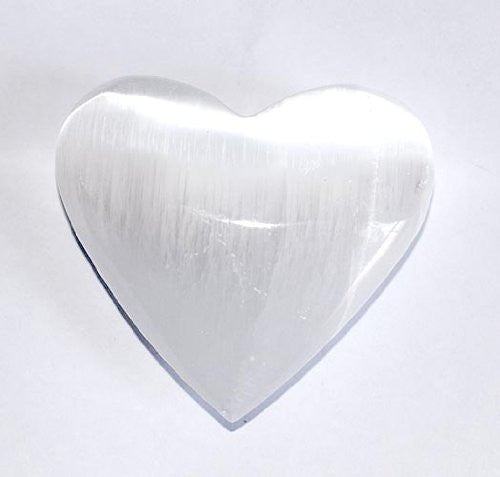 Selenite Crystal Heart