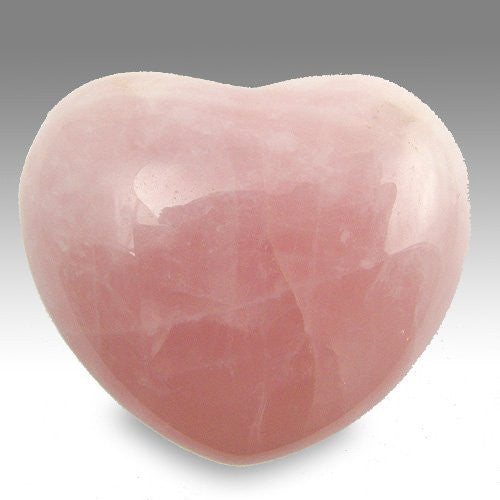 Rose Quartz Puff Heart