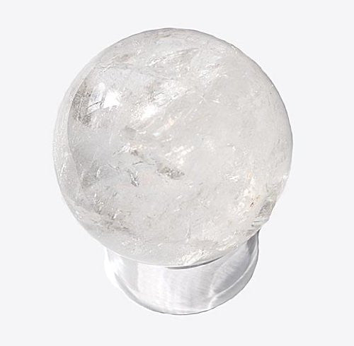 Crystal Ball - Sphere in Genuine Quartz crystal - 50mm diameter