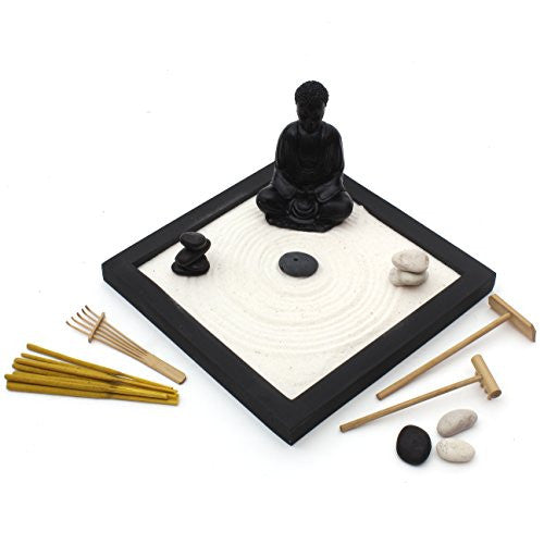 Large Zen Garden with Buddha