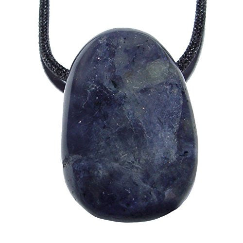 Iolite Drilled Tumble Stone