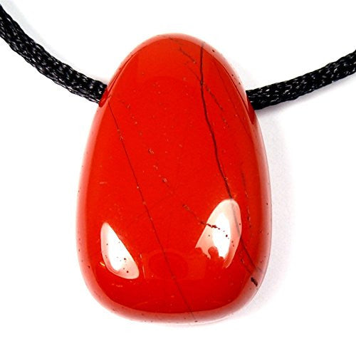 Poppy Jasper Drilled Tumble stone