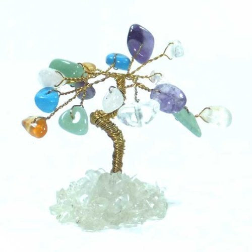 Mixed Gemstone Tree 2inch tall