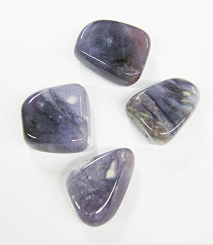 Lavender Opal Chalcedony Tumble Stone – polished tumble stone for crystal healing and meditation