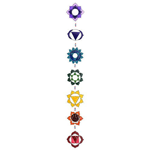 Chakra Suncatcher Stained Glass Effect - Fair Trade Product