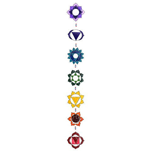 Chakra Suncatcher Stained Glass Effect - Fair Trade Product
