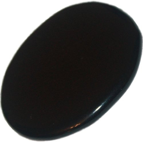 Black Obsidian Polished Healing Crystal Palm Stone
