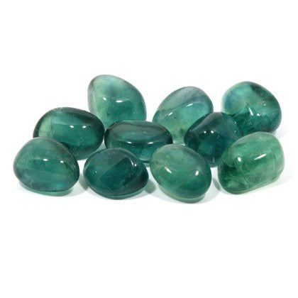 Sea Green Extra Grade Fluorite Polished Healing Crystals Tumble Stone