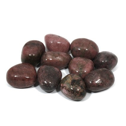 Rhodonite Tumble Stone (20-25mm) Single Stone
