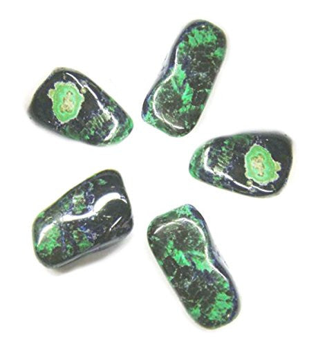 Malachite Azurite Tumble Stone 15-20mm (1)